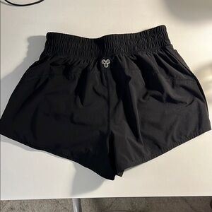 TNA Black Athletic Shorts Lightweight Performance